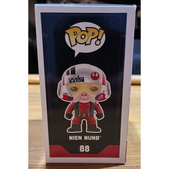 Funko Pop!: Star Wars: Nien Numb #88 (GameStop Exclusive) - Picture 4 of 6